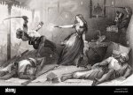 miss-wheeler-defending-herself-against-sepoy-at-cawnpore-india-asia-1857-T0HB19.jpg