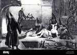 scene-d-un-supplice-d-une-femme-avec-divers-appareils-de-torture-gravure-1880-p9gkf2.jpg