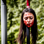 00112-2678244695-chopped head photo of a beautiful1 girl, (chopped head), displayed on a pole,...png