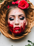 00509-876935678-head of a beautiful1 girl, chopped head in a basket, bloody face, closed eyes,...png