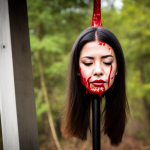 00755-1398045959-chopped head photo of a beautiful1 girl, (chopped head), displayed on a pole,...png